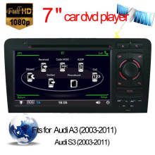 Coche especial DVD GPS para la navegación de Audi A3 Audi S3 con la función de la pantalla táctil de Bluetooth / Radio / RDS / TV / Can Bus / USB / iPod / HD (HL-8796GB)